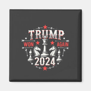 Proud Maga Trump Won again 2025 Inaguration Day Magnet