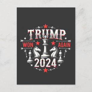 Proud Maga Trump Won again 2025 Inaguration Day Postcard