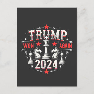 Proud Maga Trump Won again 2025 Inaguration Day Postcard