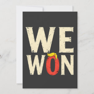 Proud Maga Trump Won Inaguration Day Speech 2025 Invitation