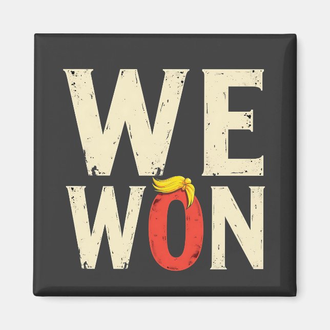 Proud Maga Trump Won Inaguration Day Speech 2025 Magnet (Front)