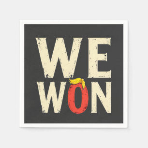 Proud Maga Trump Won Inaguration Day Speech 2025 Napkin