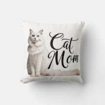 Proud Maine Coon Cat Mum Pillow III