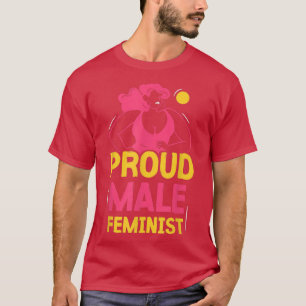 Proud Male Feminist Female Girls Feminism Womens R T-Shirt