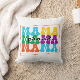 Proud Mama Autism Awareness Pillow