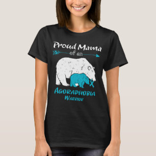 Proud Mama Bear Agoraphobia Awareness T-Shirt
