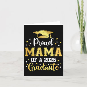 Proud Mama Of A 2025 Graduate Matching Family Grou Card