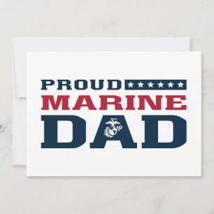 Proud Marine Dad - Colour