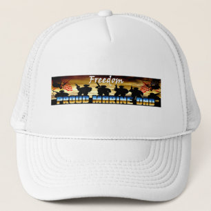Proud Marine Dad Trucker Hat