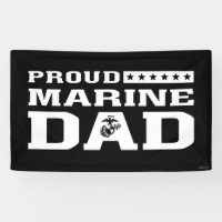 Proud Marine Dad - White
