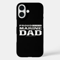 Proud Marine Dad - White