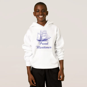 Proud Maritimer Hoodie nautical sailing ship