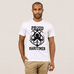 Proud Maritimer t-shirt octopus Lighthouse route 