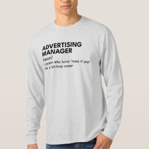Proud Marketing Manager with Humour T-Shirt