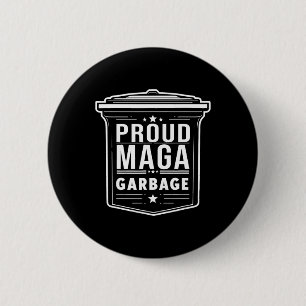 Proud Mega Garbyge Trump Supporter 5 6 Cm Round Badge