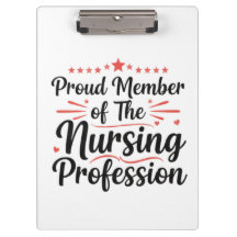  Proud Member Nursing Artistic Personalized Gift
