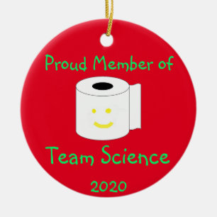 Proud Member of Team Science Ceramic Tree Decoration