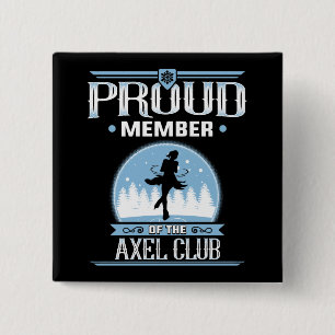 Proud Member of the Axel Club Figure Skater Pin