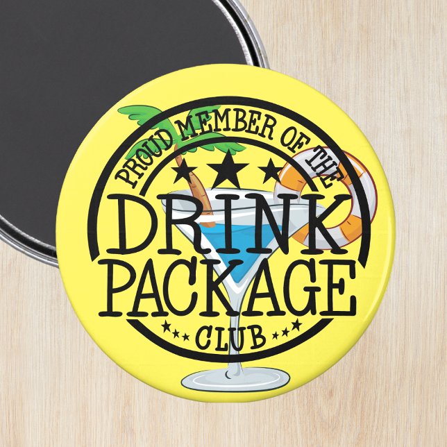 Proud Member of the Drink Package Club Cruise Door Magnet (Creator Uploaded)