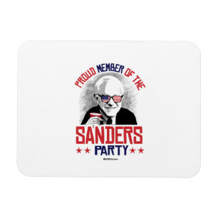 Proud member of the Sanders Party Magnet