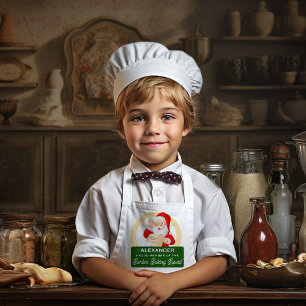 Proud Member Santa's Baking Squad Baker Christmas Kids Apron