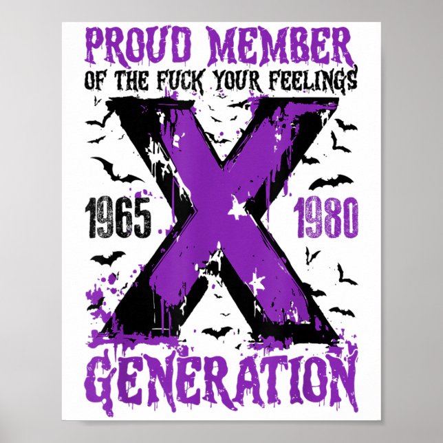 Proud Member X Generation For Your Feelings Hallow Poster (Front)