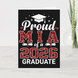 Proud Mia Of A 2026 Graduate Senior Graduation Yea Card