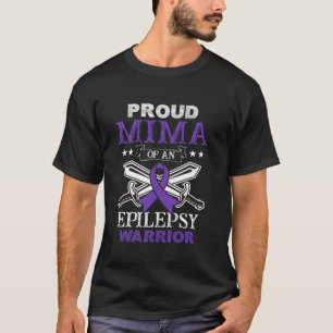Proud Mima Of An Epilepsy Warrior Family Matching  T-Shirt