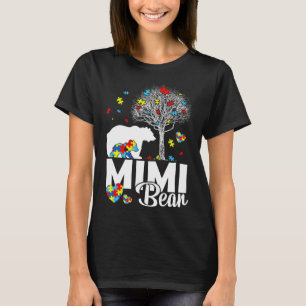 Proud Mimi Bear Autism Family Matching Autism Awar T-Shirt