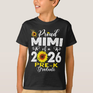 Proud mimi of 2026 pre-k graduate mothers day T-Shirt