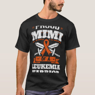 Proud Mimi Of A Leukaemia Warrior Grandma Awarenes T-Shirt