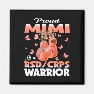 Proud Mimi Of A Rsd Crps Warrior Awareness Boxing  Magnet