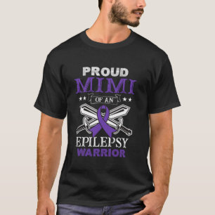 Proud Mimi Of An Epilepsy Warrior Family Matching  T-Shirt