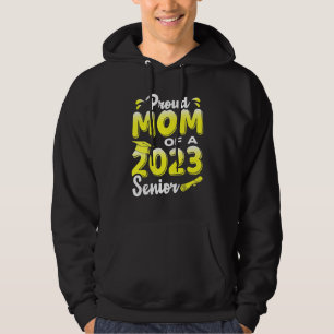 Proud Mom Of A 2023 Senior Funny Graduation_2 Hoodie