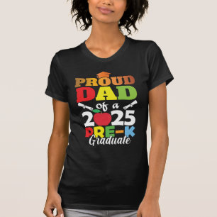Proud Mom Of A Preschool Graduate Graduat T-Shirt- T-Shirt