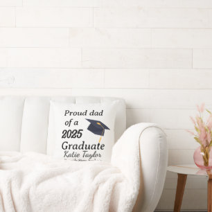 Proud mom of graduate cushion