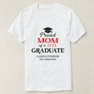 Proud Mom of the graduate family matching T-Shirt
