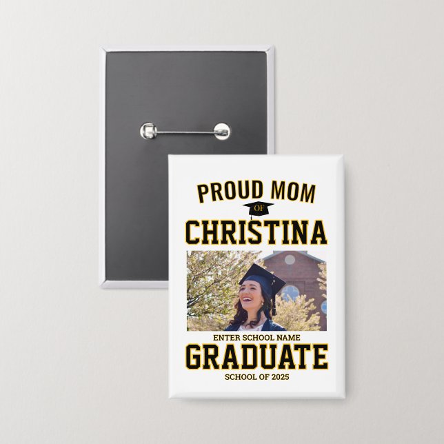 Proud mom parent of student of class of 2025 (Front/Back)