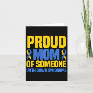 Proud Mother World Down Syndrome Mum  Card