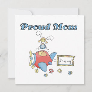 Proud Mum Aeroplane It's a Boy Gifts Announcement