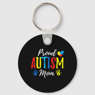Proud Mum Autism Awareness Family Matching  Key Ring