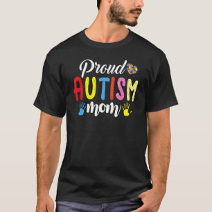 Proud Mum Autism Awareness Family Matching Mum Dad T-Shirt
