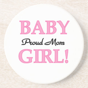 Proud Mum Baby Girl Gifts Coaster