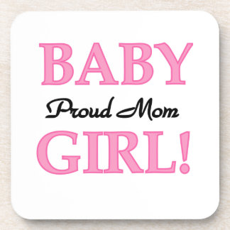 Proud Mum Baby Girl Gifts Coaster