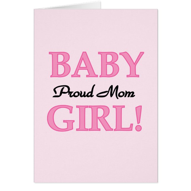 Proud Mum Baby Girl Tshirts and Gifts (Front)
