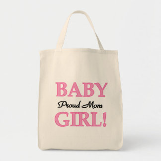 Proud Mum Baby Girl Tshirts and Gifts Tote Bag