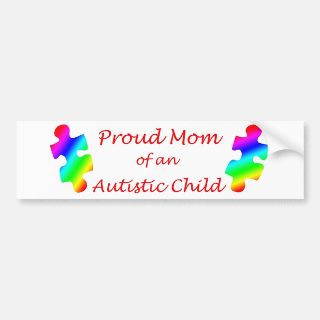 Proud Mum Bumper Sticker (Front)