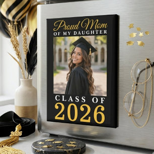 Proud Mum Daughter Graduation Year Photo Design Magnet