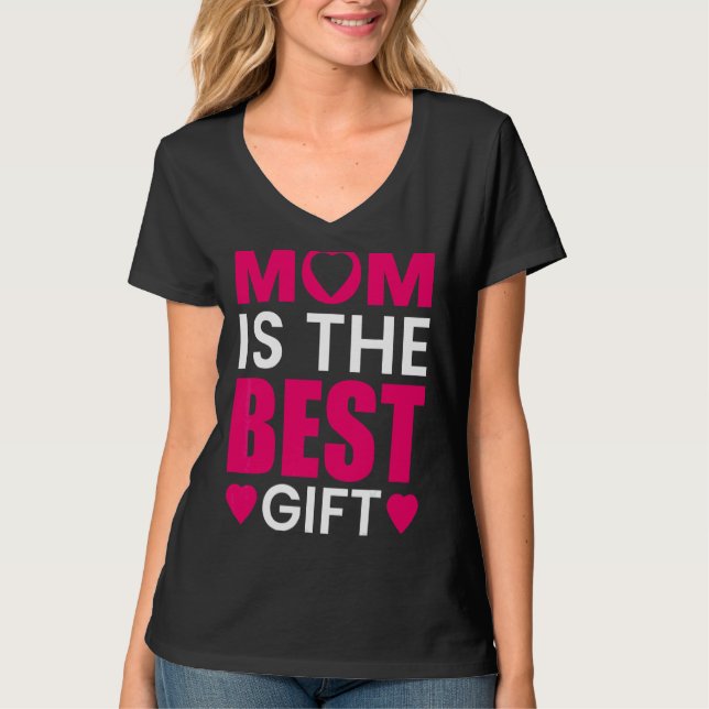 Proud Mum Is The Best Happy Mother's Day T-Shirt (Front)