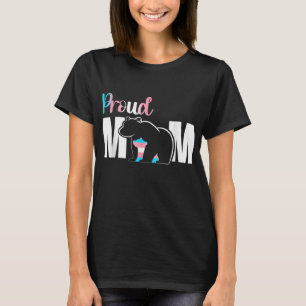 Proud Mum Mother's Day Transgender LGBT Mama Bear  T-Shirt